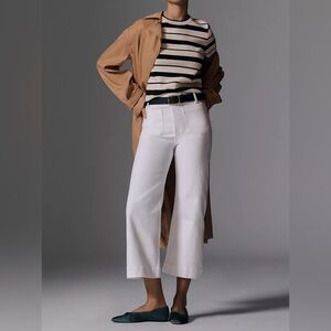 RALPH LAUREN WITH SUPER WIDE LEG CROP JEANS SIZE 14